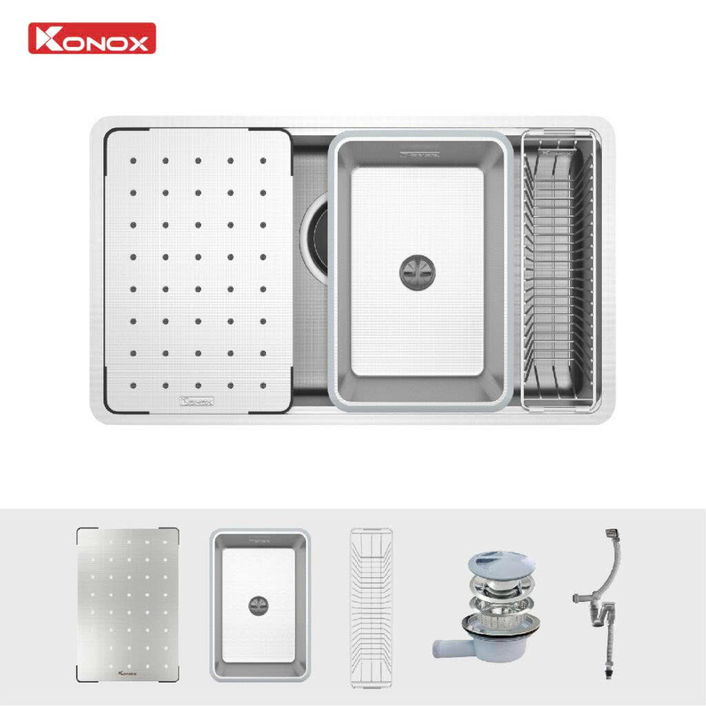 Chậu rửa bát Konox Dekor 8044SU