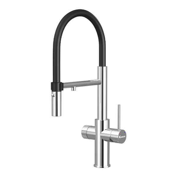 Vòi rửa bát thân mềm 3 đường nước Combi Chrome