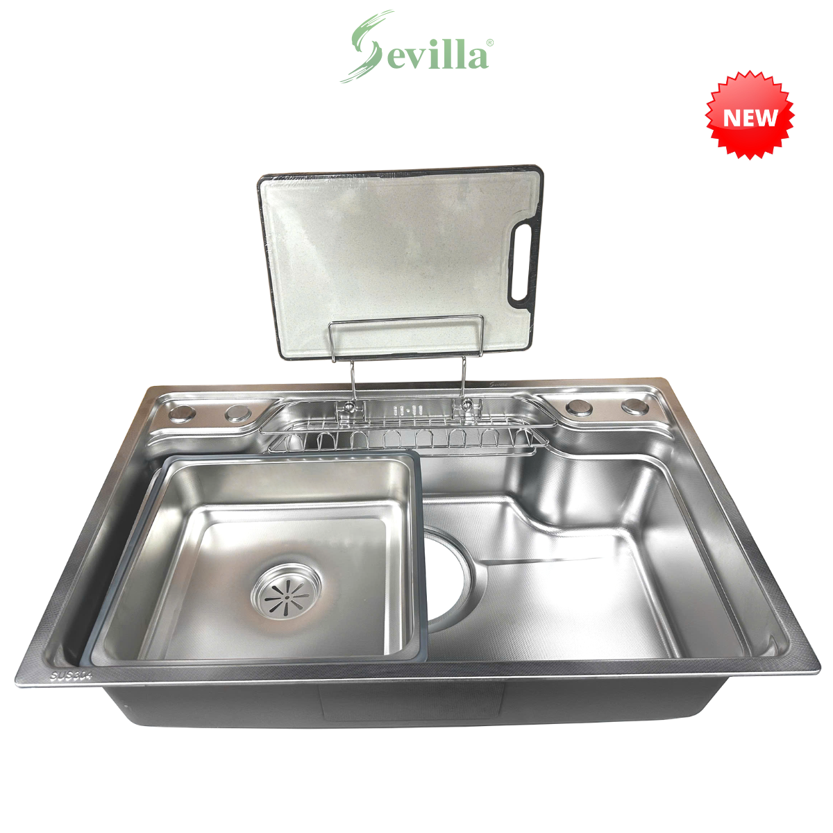Chậu rửa chén Sevilla SV-HC combo 7846
