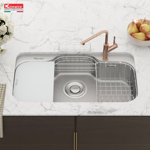 Chậu rửa bát chống xước Konox TARI 9051SR