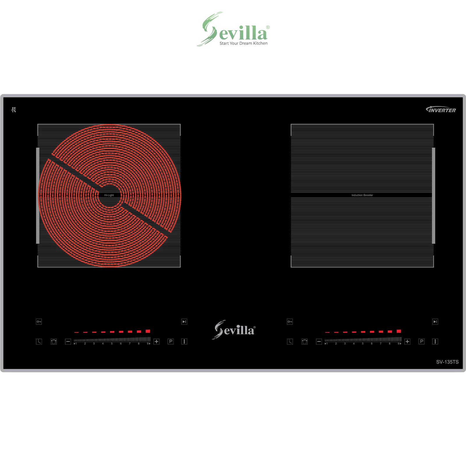 Bếp từ đôi Sevilla SV-135TS