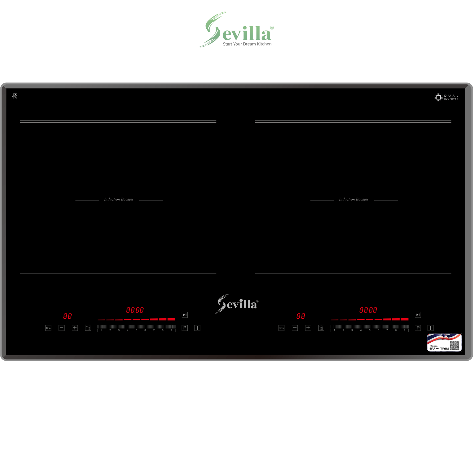 Bếp từ đôi Sevilla SV-TR91