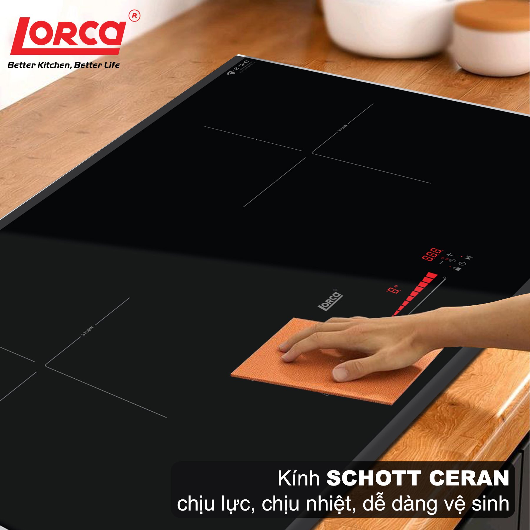 Bếp từ đôi Lorca LCI 999 PRO