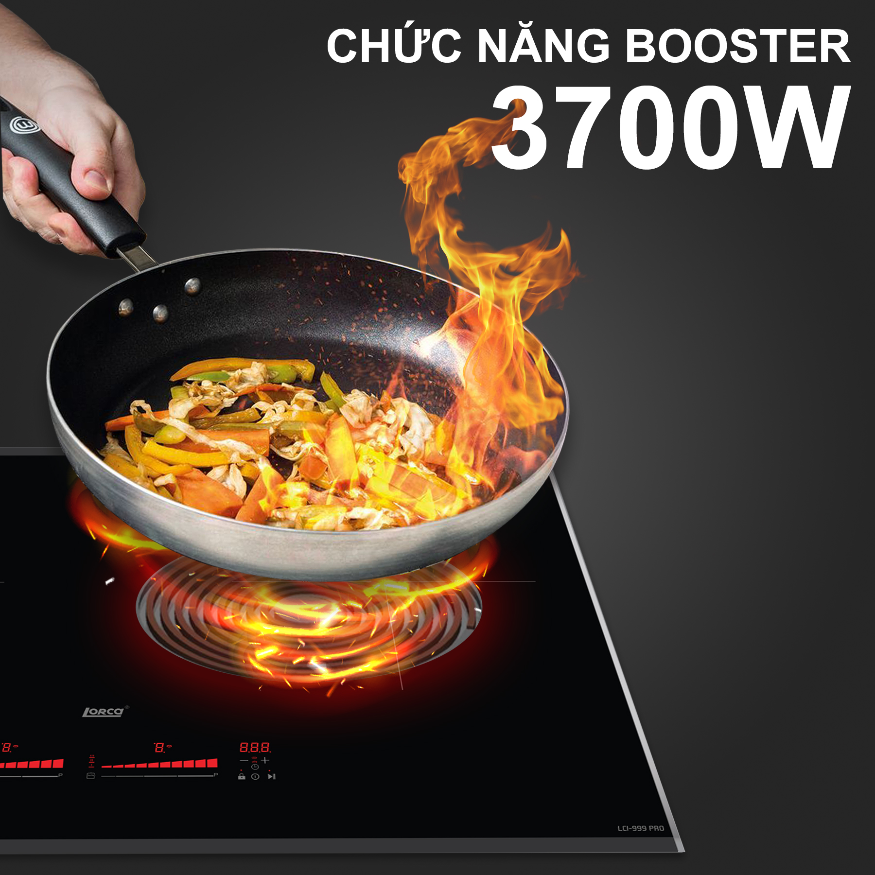 Bếp từ đôi Lorca LCI 999 PRO