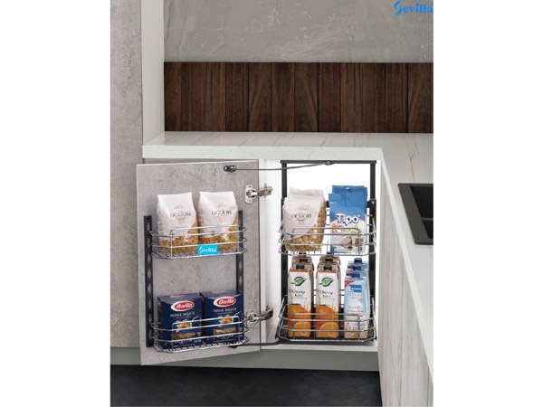 Tủ kho inox 201 tròn 2 tầng Sevilla SV K1-45