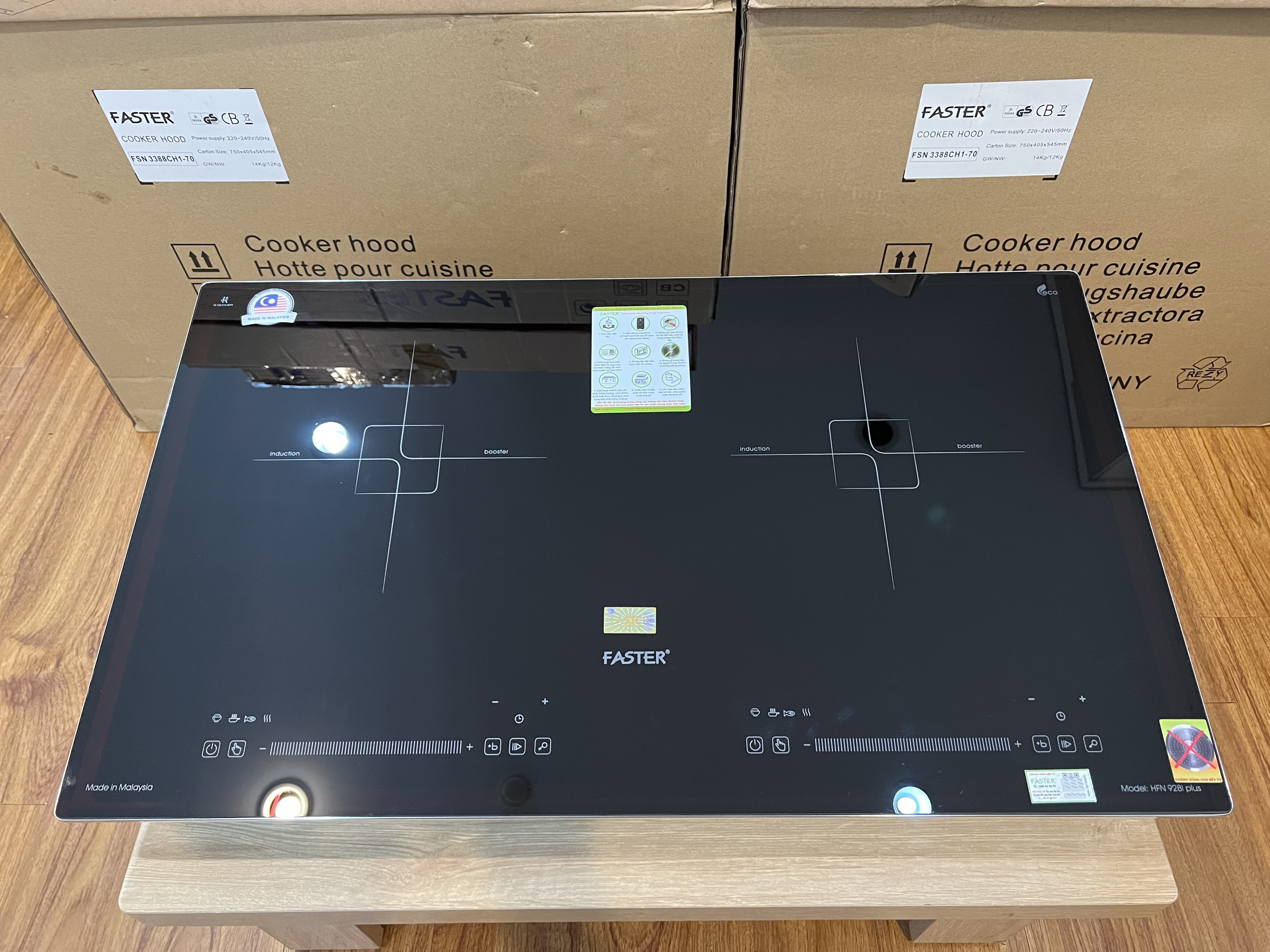 Bếp từ đôi Faster HNF 928 Plus Nhập Malaysia giá tốt nhất tại Bếp88