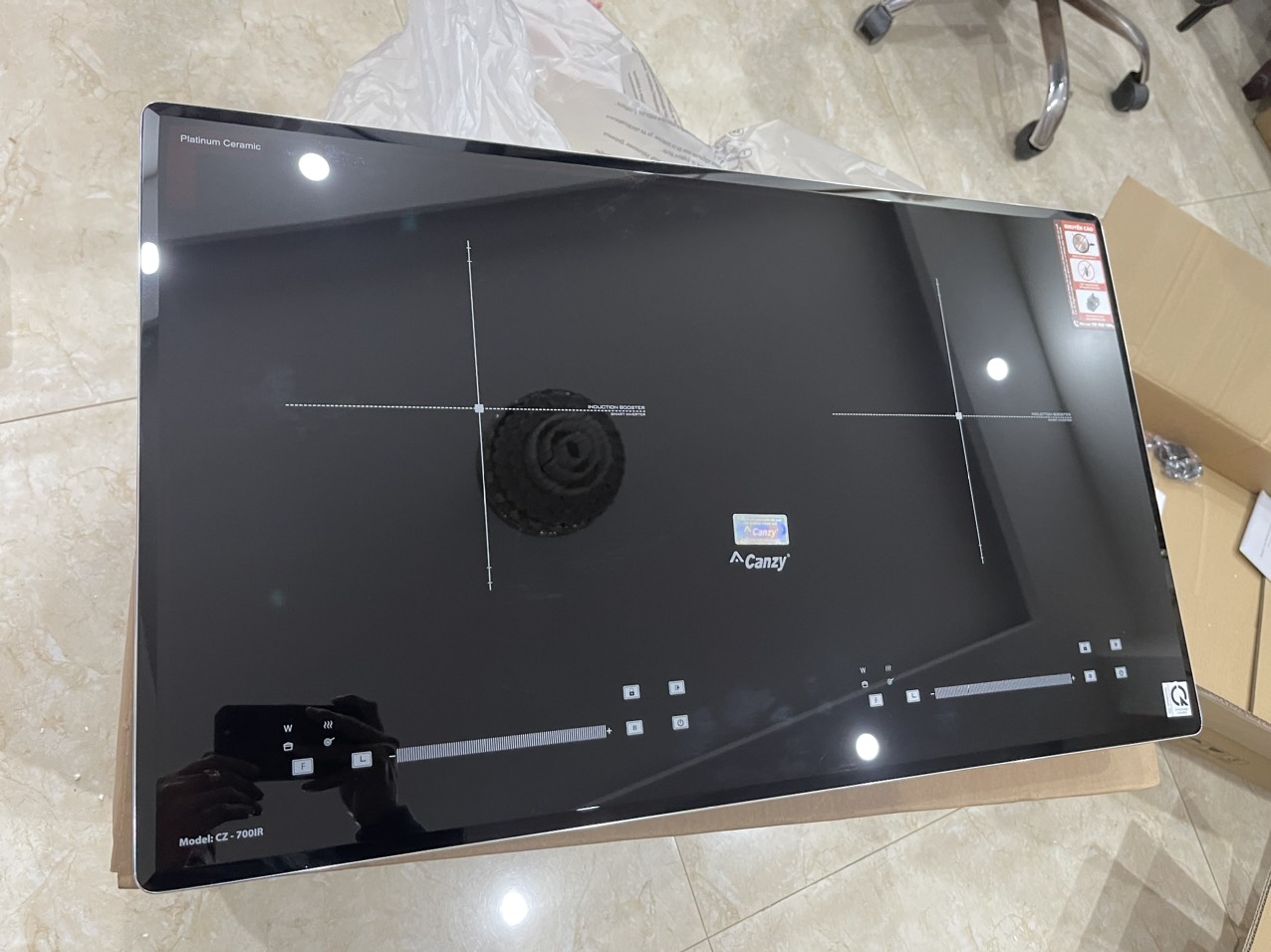 BẾP TỪ ĐÔI CANZY CZ 700IR
