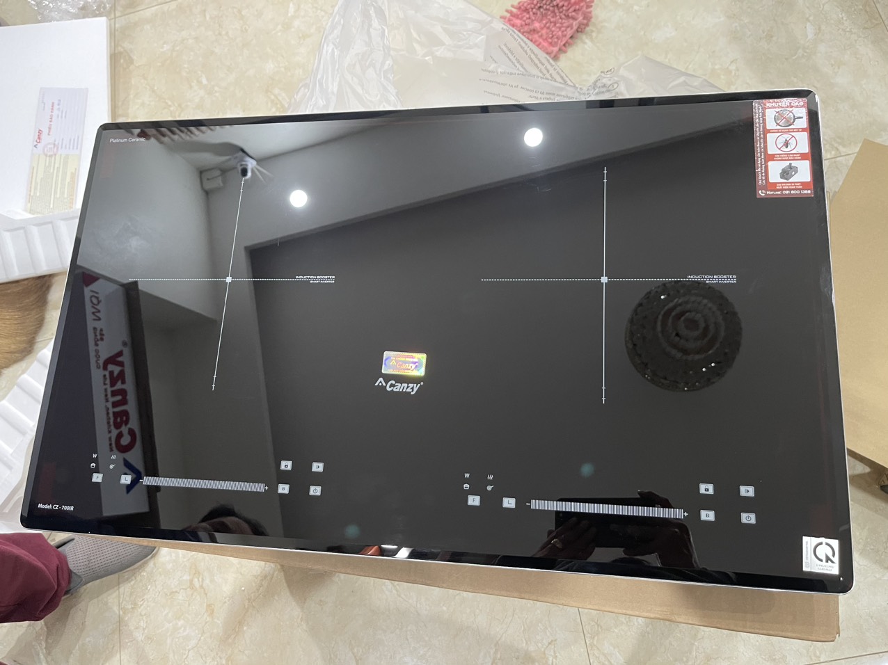 BẾP TỪ ĐÔI CANZY CZ 700IR