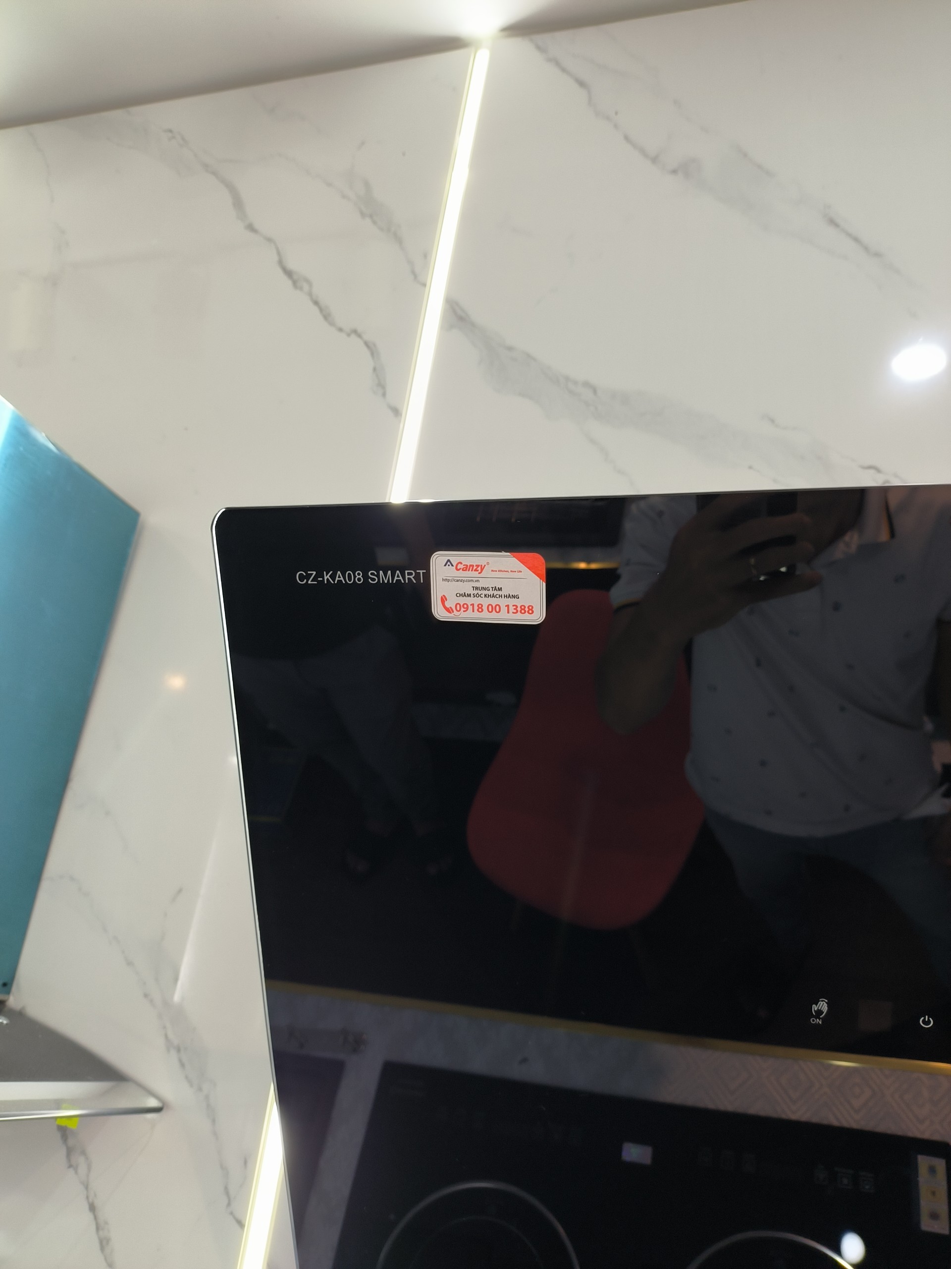 Máy hút mùi Canzy KA08 Smart | Cảm ứng vẫy tay sang trọng