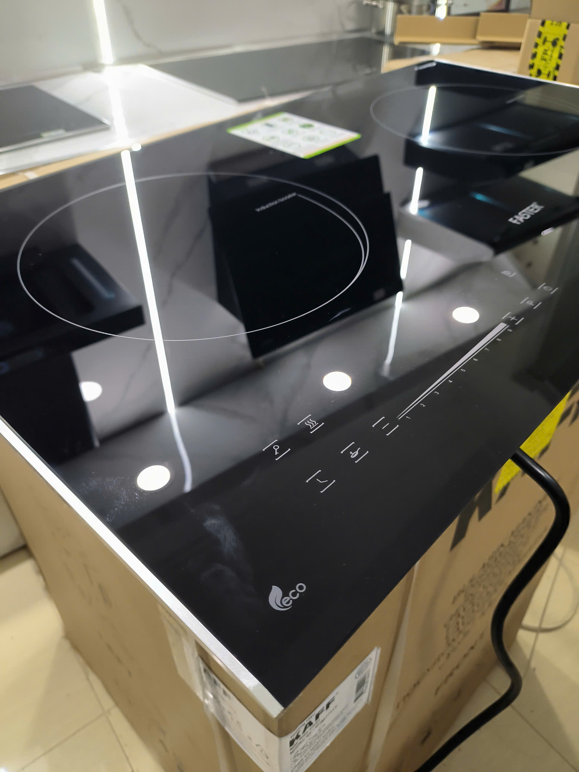 Bếp từ đôi Faster 66 Max | 2025 | Sôi liu riu | Viền bo kim loại | Bảo hành chính hãng 3 năm