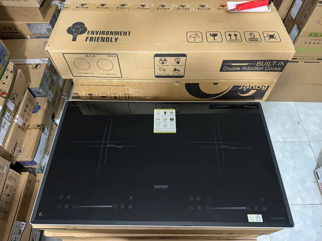 Bếp từ đôi Faster 9999H  | Tặng bộ nồi | Nhập khẩu Thailand