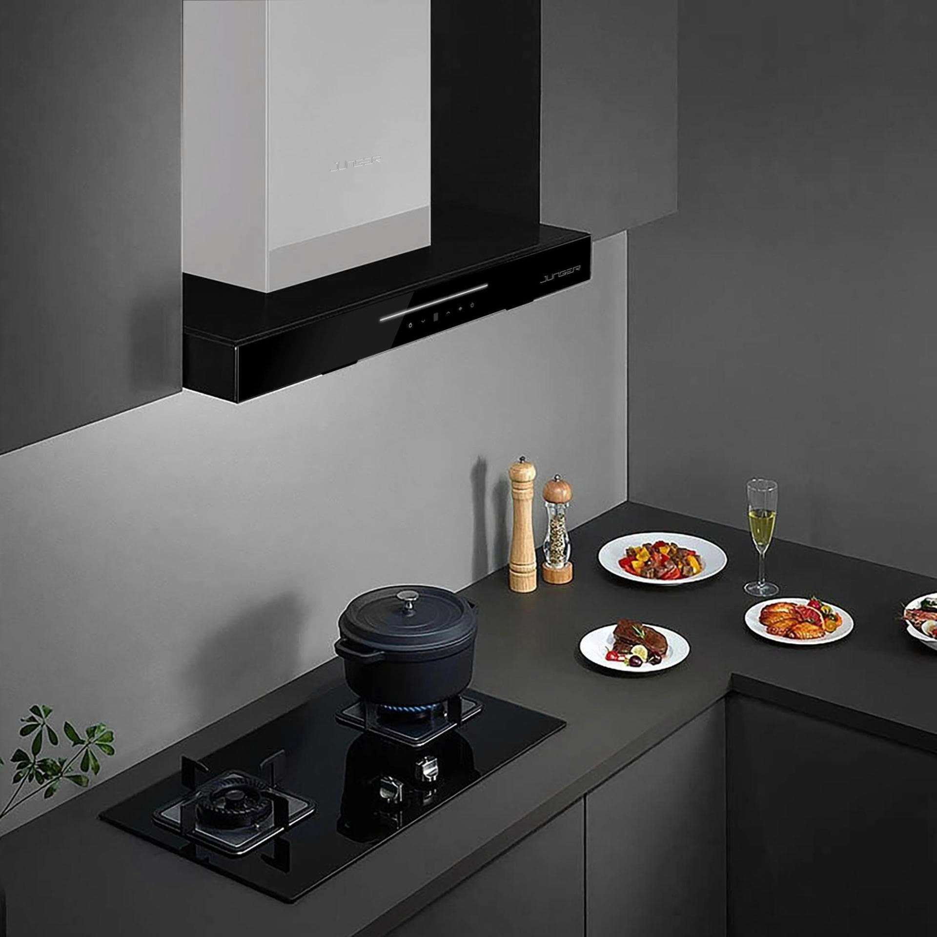 Máy hút mùi Junger HRJ-701 Bạc