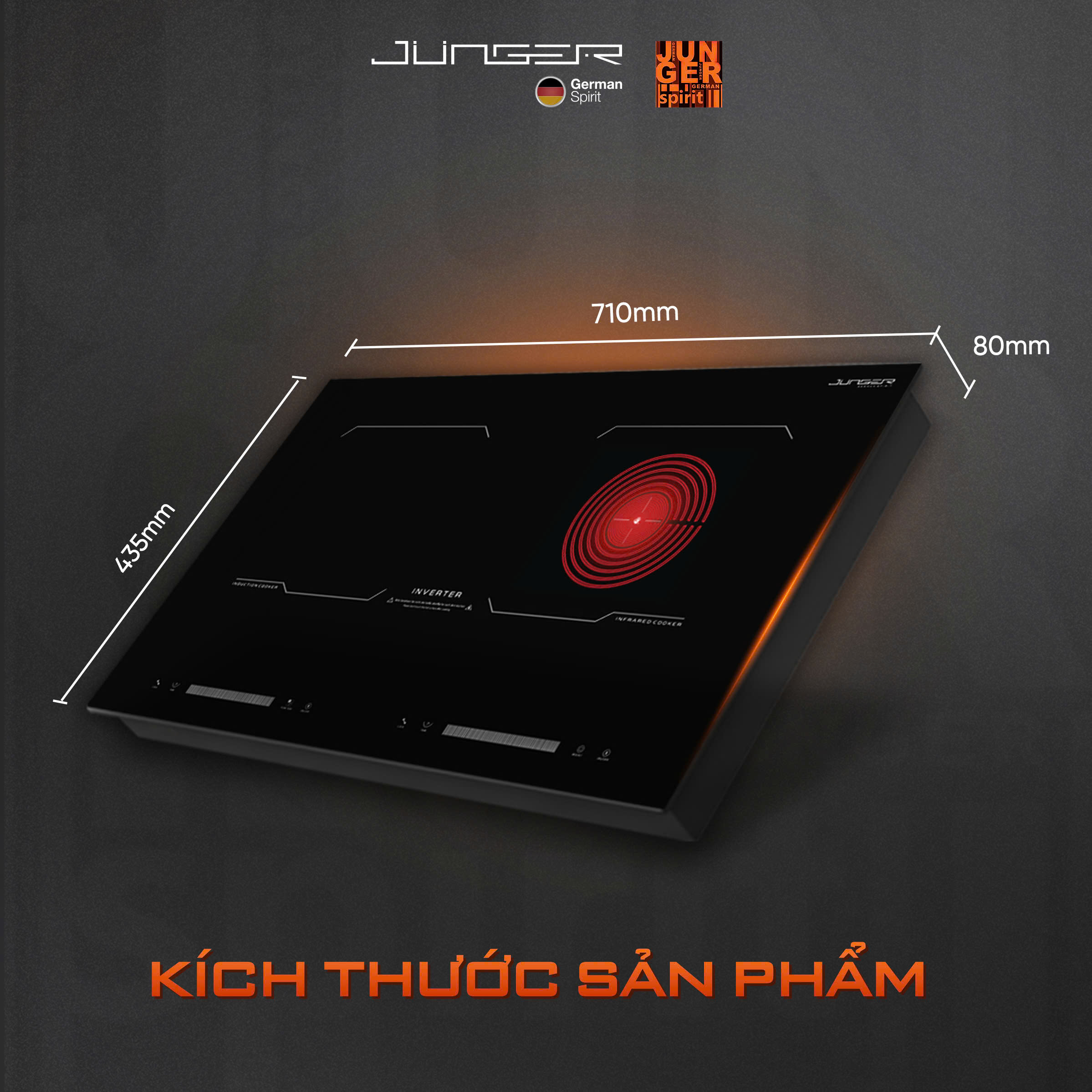 Bếp từ hồng ngoại Junger MK-24