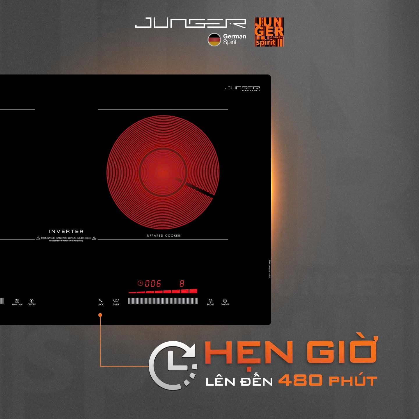 Bếp từ hồng ngoại Junger MTD-71