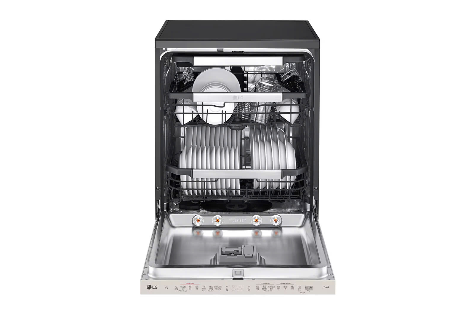 Máy rửa bát LG Quadwash TrueSteam™ màu Be LDT14BGA3