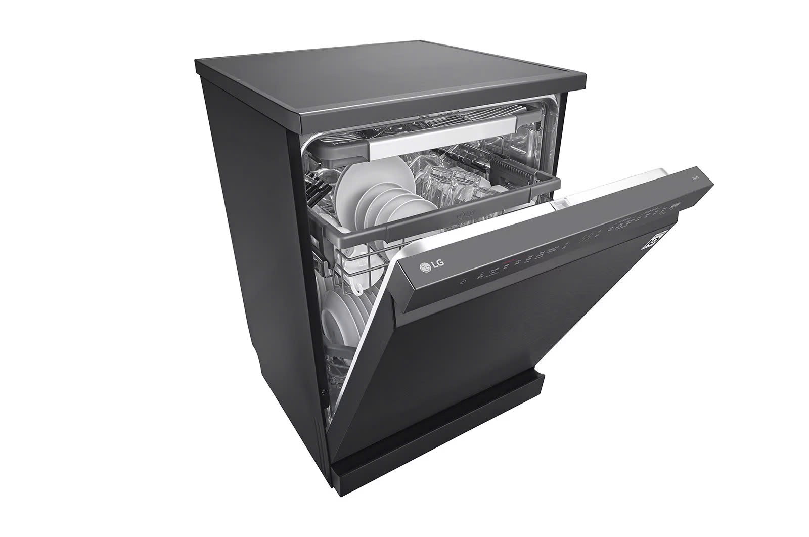 Máy rửa bát LG Quadwash TrueSteam™ màu đen LDT14BLA4