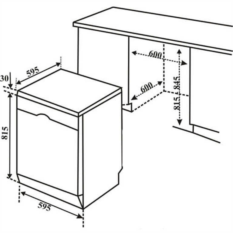 Máy rửa bát Bosch SMS4ECI26E serie 4 sấy hé cửa