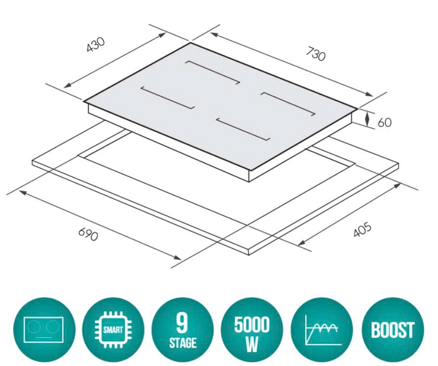 Bếp từ GrandX GX IH686SE