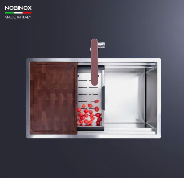 Chậu rửa bát NoBiNox NA875U