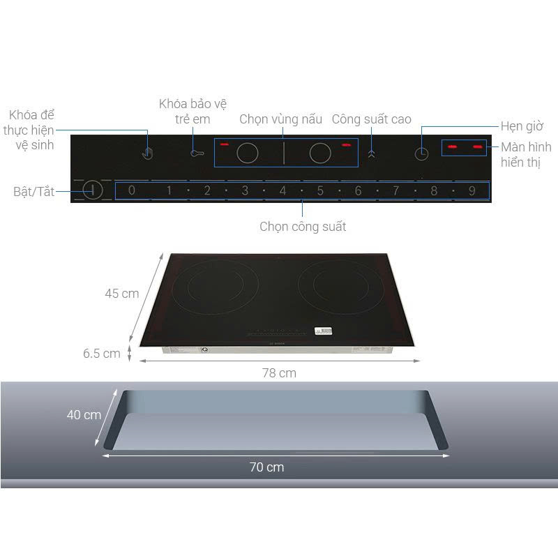 Bếp từ Bosch PPI82566VN