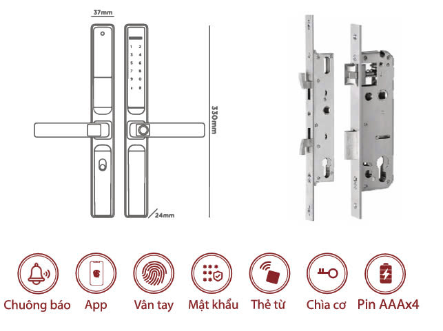 Khóa thông minh AVOLOCK AN 394