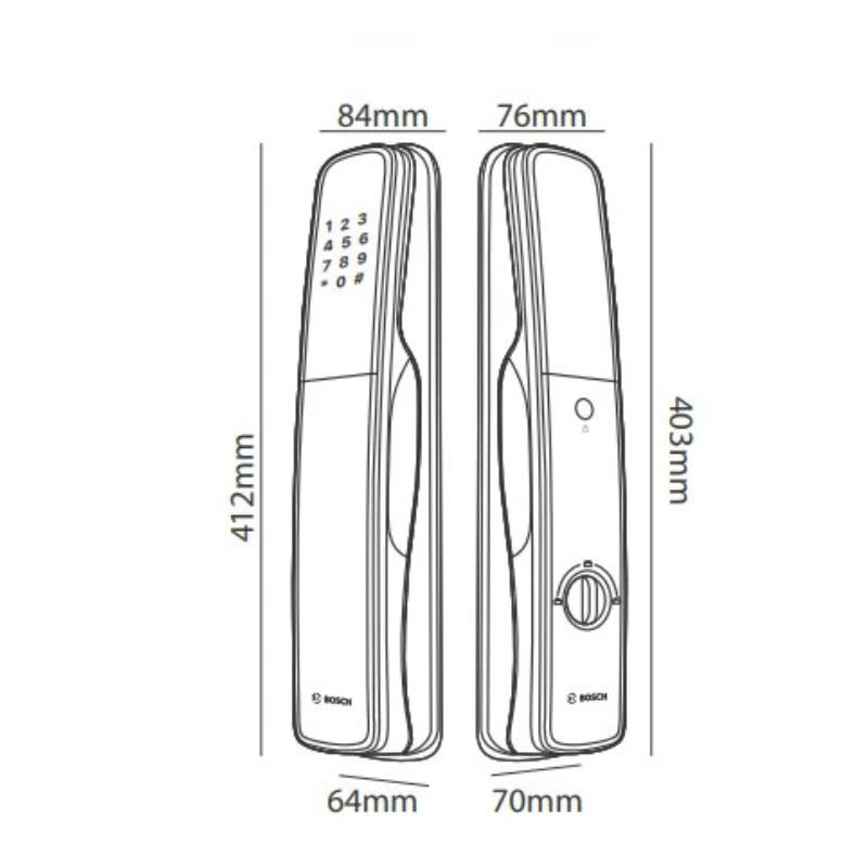 Khóa cửa thông minh Bosch EL800VX
