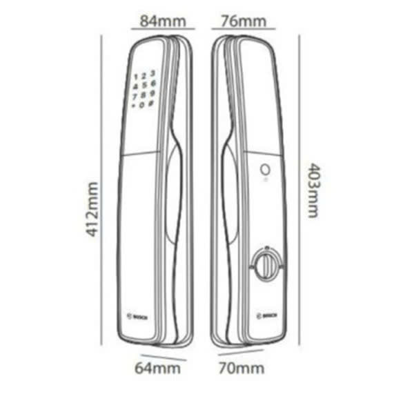Khóa cửa thông minh Bosch EL800X