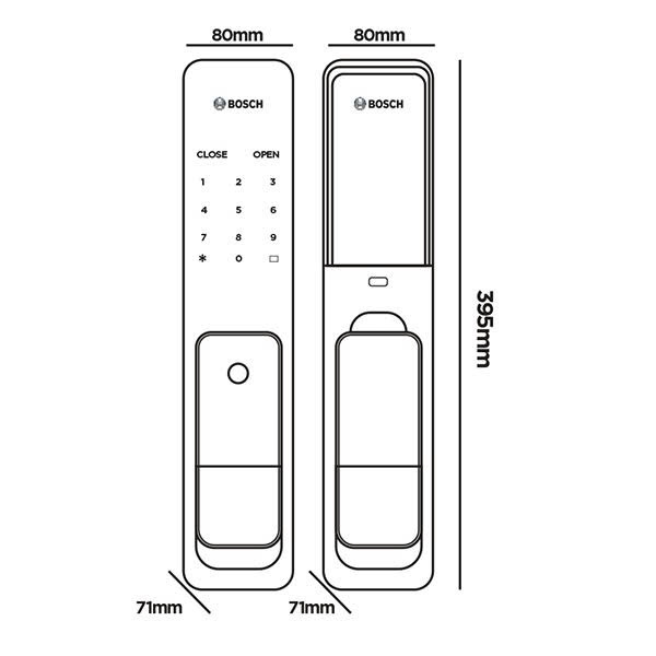 Khóa cửa thông minh Bosch FU750 EU