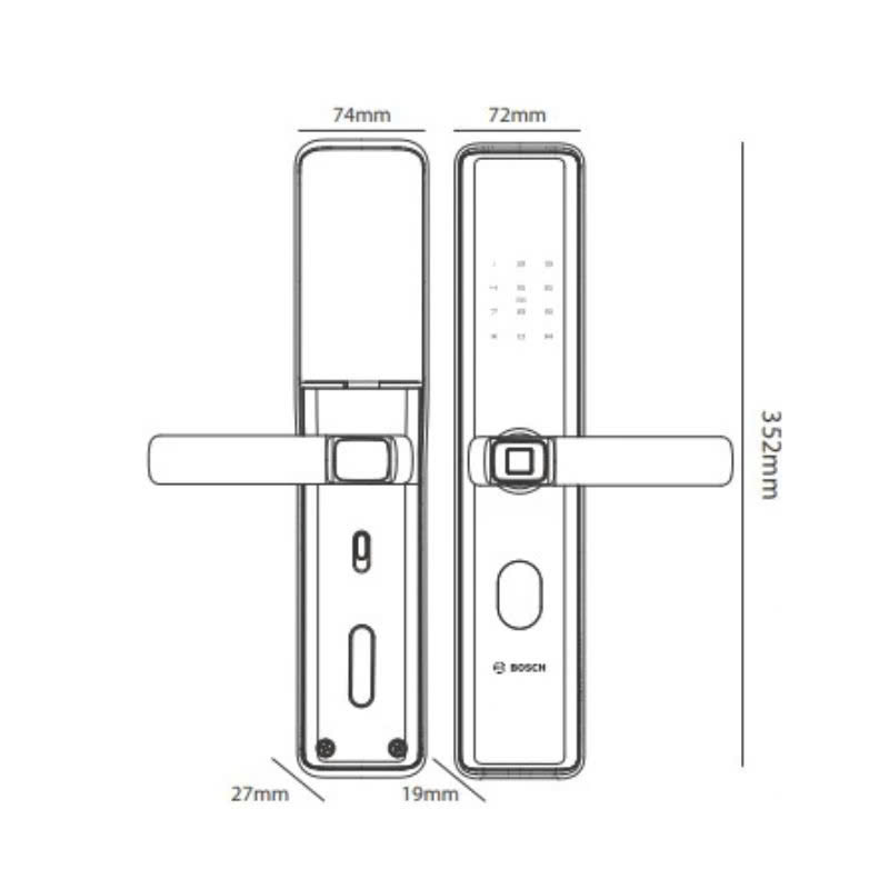 Khóa cửa thông minh Bosch ID 30EU