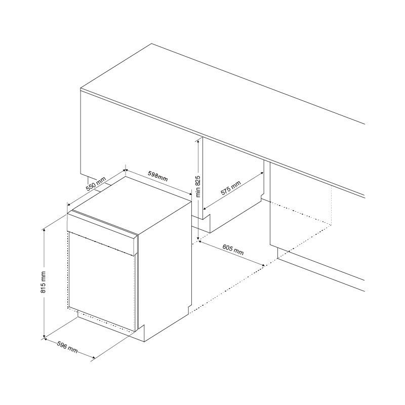 Máy rửa chén MALLOCA WQP12-J7713FB