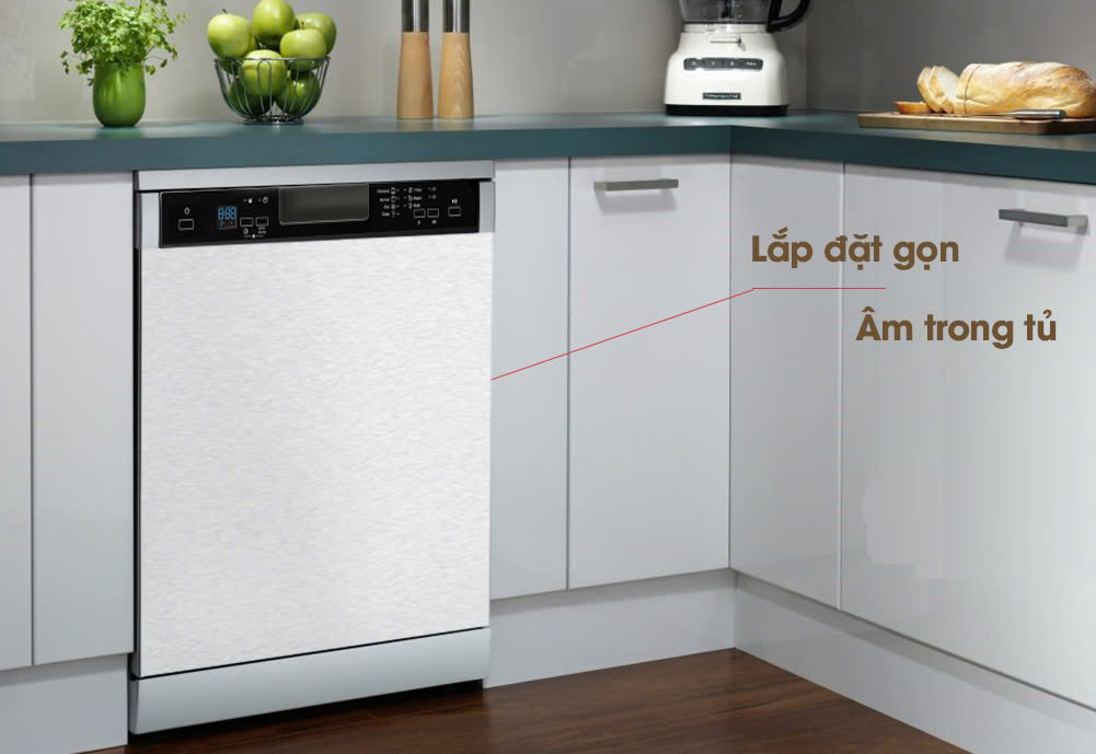 Máy rửa chén MALLOCA WQP12-J7309E E5