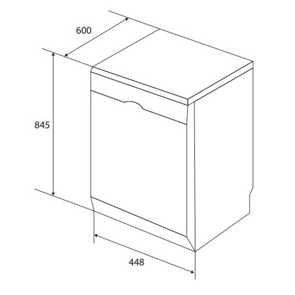 MÁY RỬA CHÉN KAFF KF - W45A1A401J