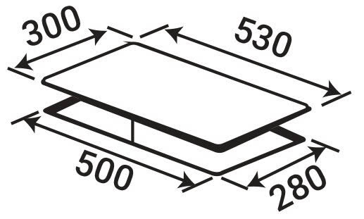 Bếp Domino Điện KAFF KF-330DC
