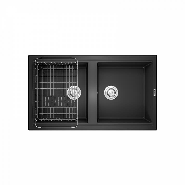 Chậu rửa bát Konox Granite Sink Phoenix Smart 860 – Black