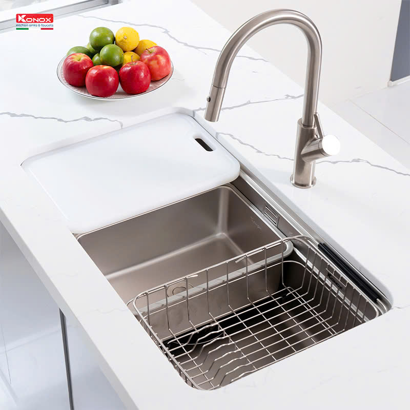 Chậu rửa bát Konox Workstation Sink KN8347SU Dekor