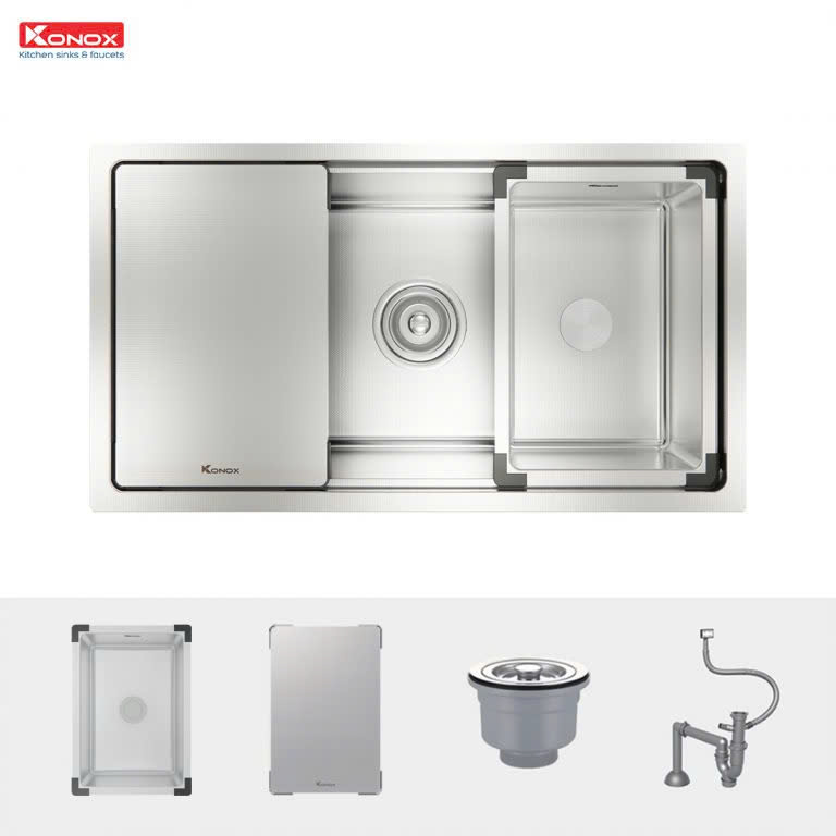 Chậu rửa bát Konox KN8146SU Dekor