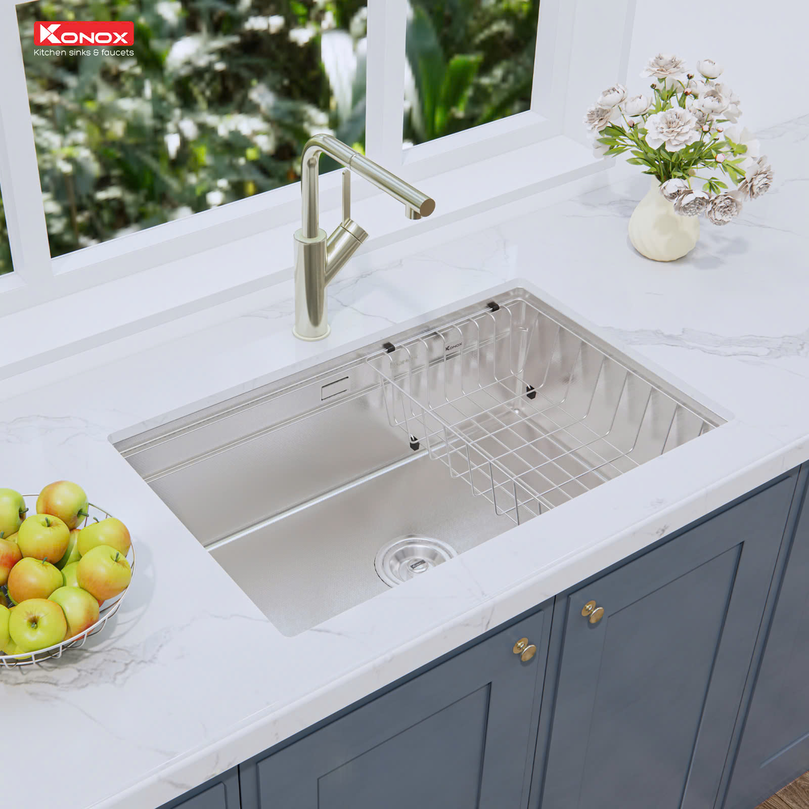 Chậu rửa bát Konox KN7044SU Dekor