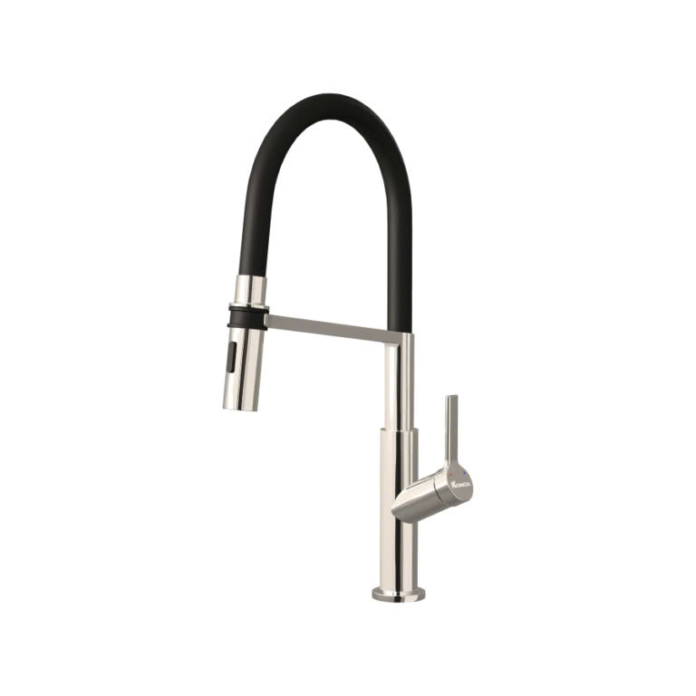 Vòi rửa bát Konox Tema Nickel