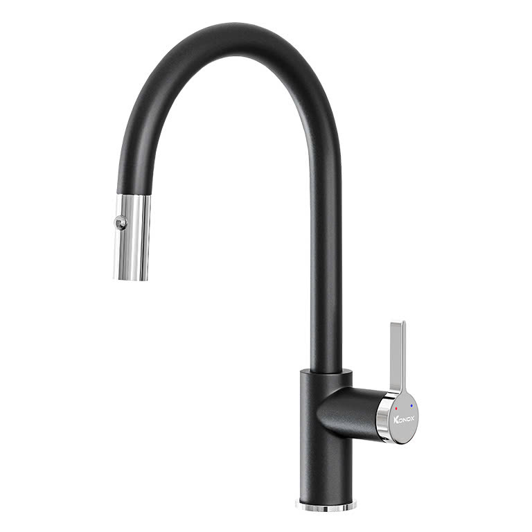 Vòi rửa bát Konox Alto Black