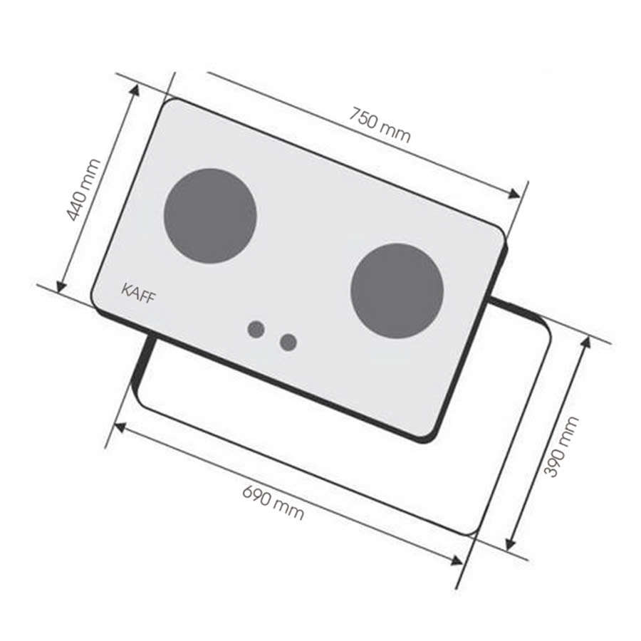 BẾP GAS KAFF KF 228