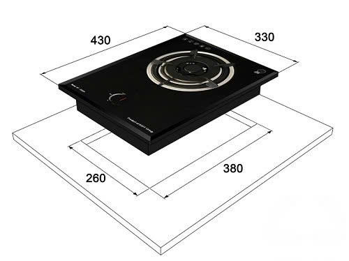 BẾP GAS KAFF KF 330GH