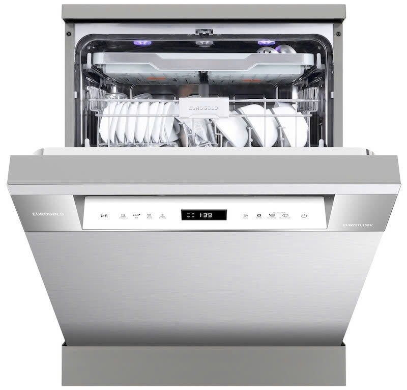 Máy Rửa Bát Độc Lập Hoặc Bán Âm Tủ EUW75TL15SV Eurogold