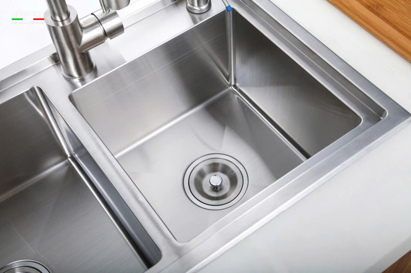 CHẬU RỬA BÁT 2 HỐ NOBINOX LIKEN NL786