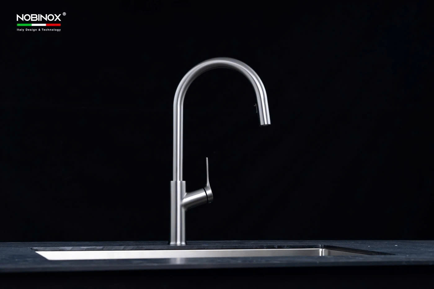 VÒI RỬA BÁT DÂY RÚT NOBINOX FORTE NX887