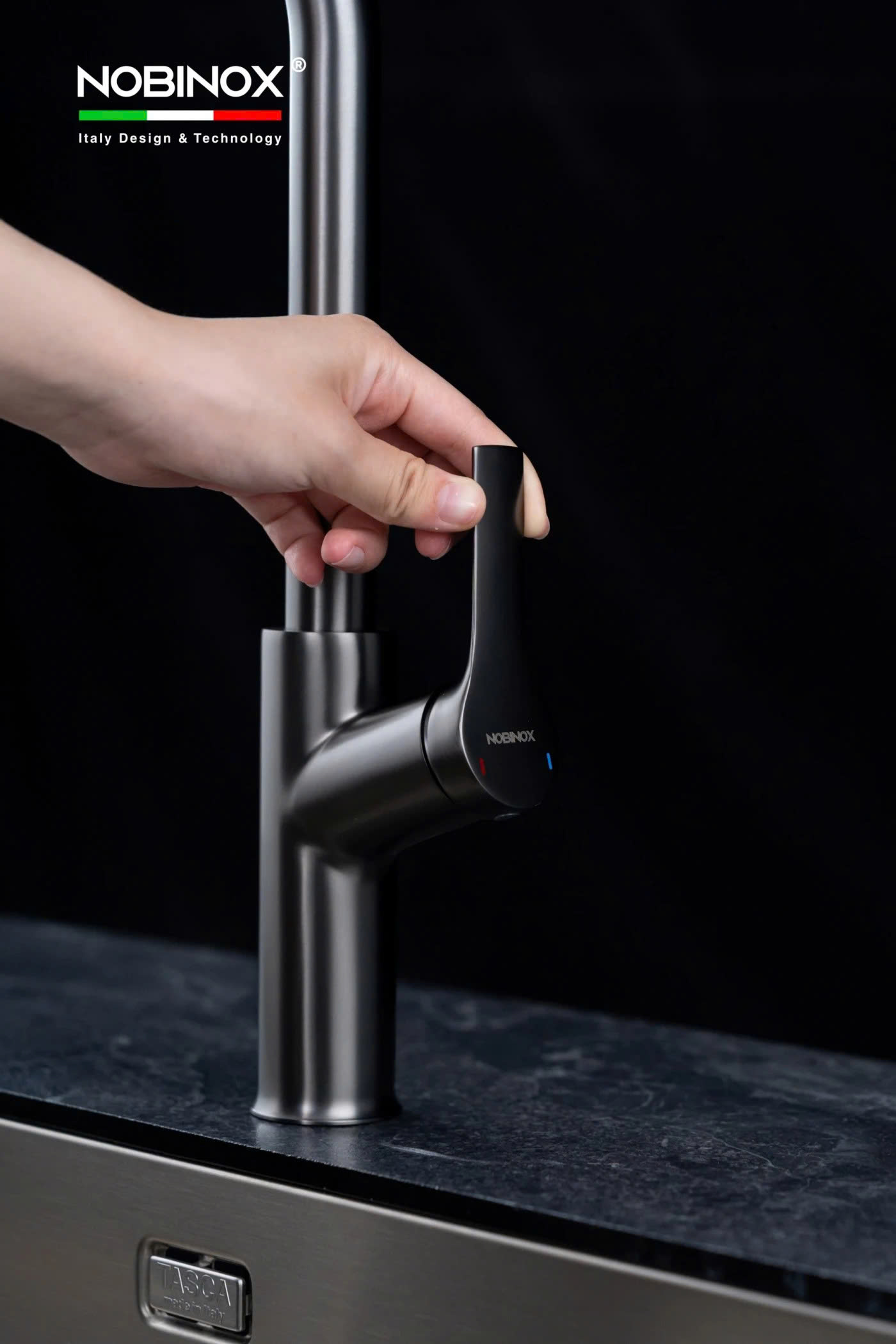 VÒI RỬA BÁT DÂY RÚT NOBINOX FORTE NX887