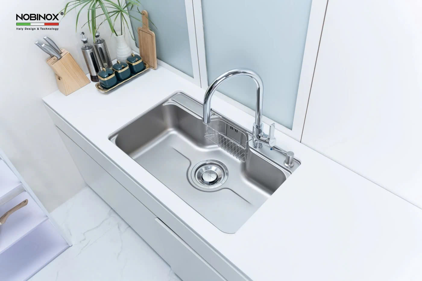 VÒI RỬA BÁT DÂY RÚT NOBINOX LOFT NX533
