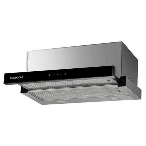 Máy Hút Mùi Kéo Rút Mặt Kính Đen EUH01170PRO (EHM1270DC) Eurogold