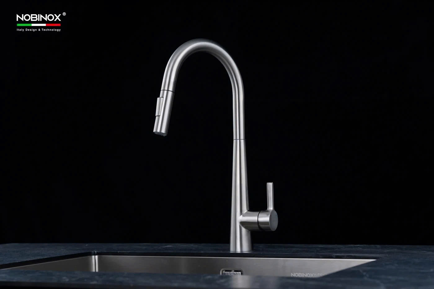 VÒI RỬA BÁT DÂY RÚT NOBINOX WINTO NX501