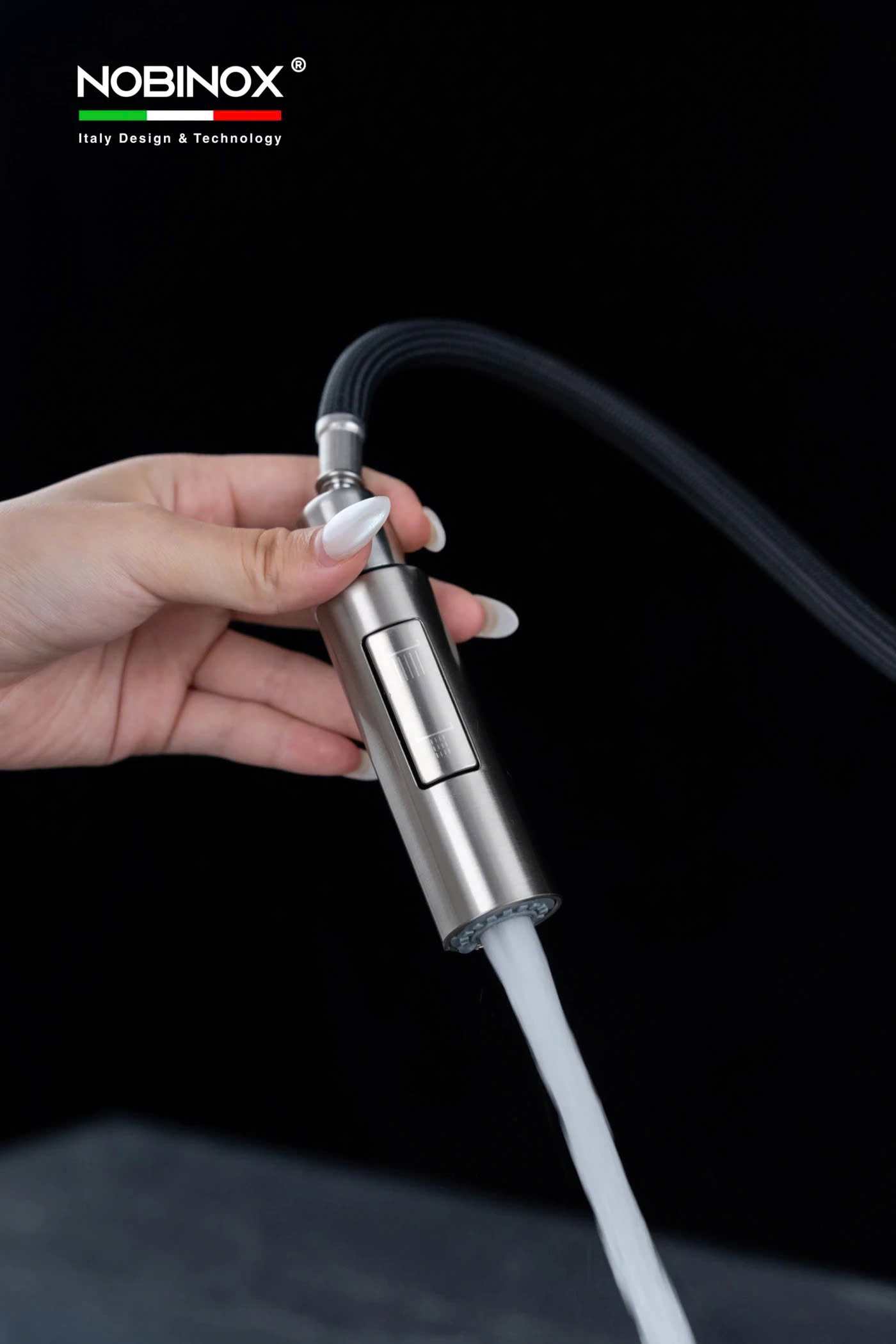 VÒI RỬA BÁT DÂY RÚT NOBINOX WINTO NX501