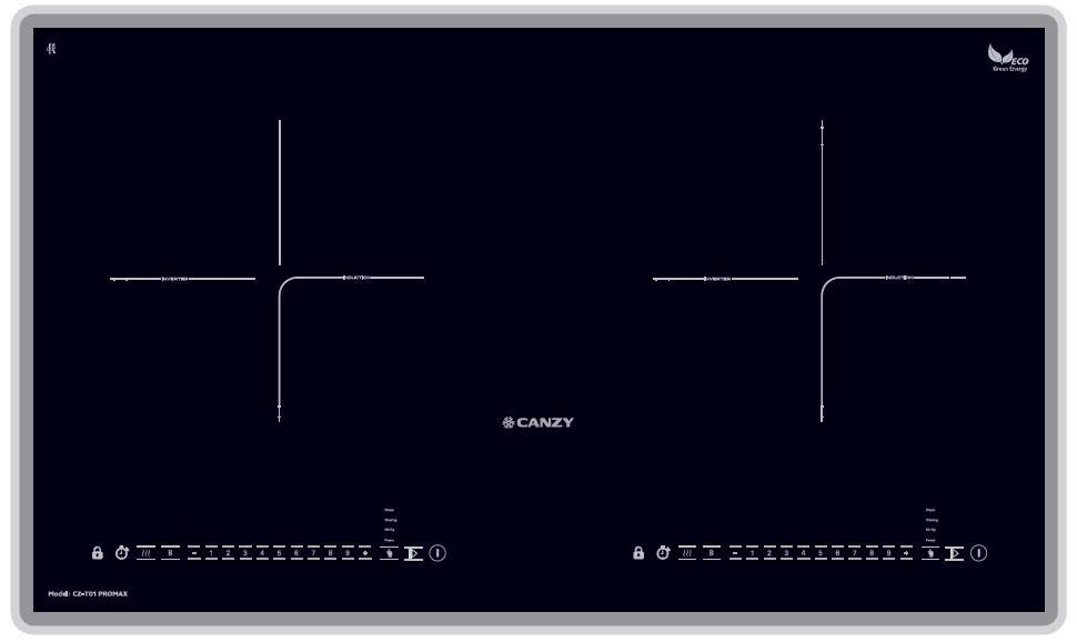 Bếp Từ Đôi Canzy CZ-T01 PROMAX
